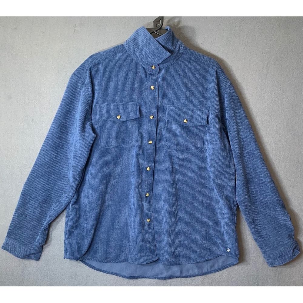 Smith + Rogue Western Backcountry Jacket Men's L Blue Button Up Cowboy Courdaroy